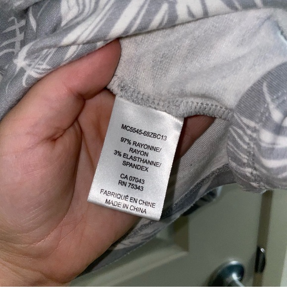 Rachel Zoe palm print lounge set - Picture 8 of 16